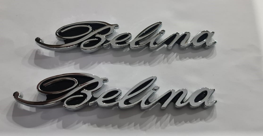 Par De Emblemas Manuscrito Belina Ford